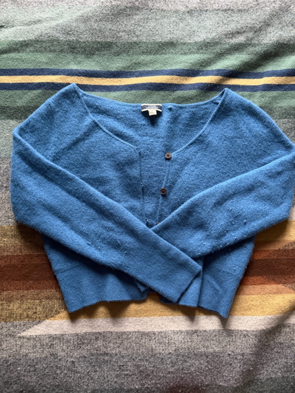 J. Crew Navy Blue Cashmere Sweater